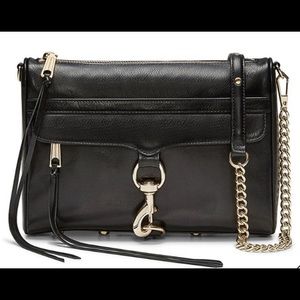 Rebecca Minkoff MAC crossbody bag black leather